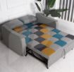 Picture of Aspen Sofa Bed - Yellow/Blue Patchwork