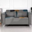 Picture of Aspen Sofa Bed - Yellow/Blue Patchwork