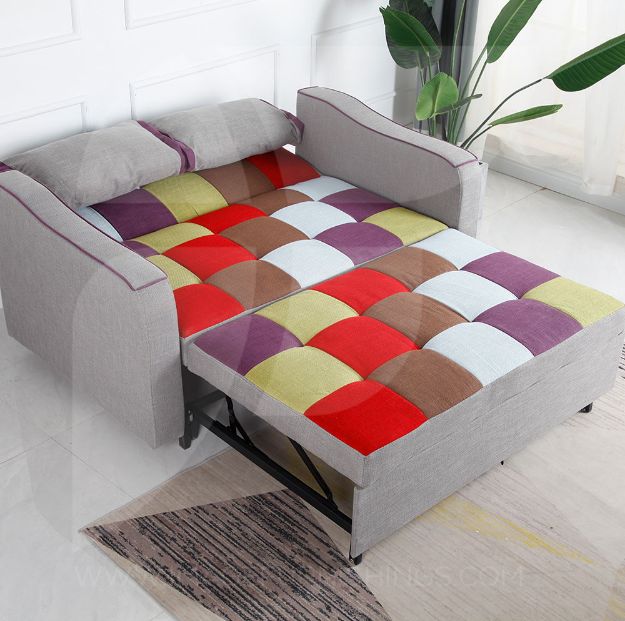 Picture of Aspen Sofa Bed - Multi Colour Patchwork