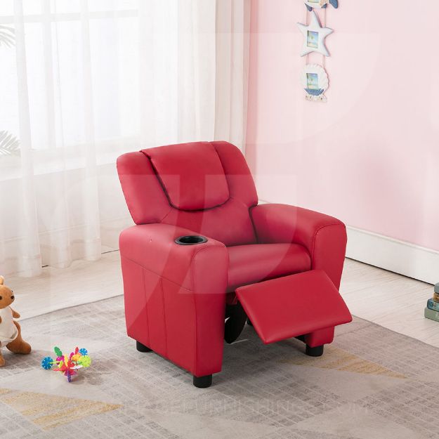 Picture of Kid's Recliner Red