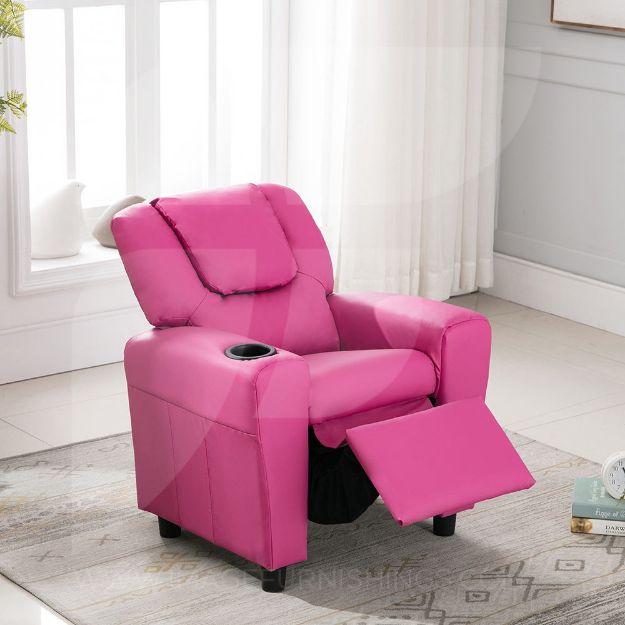 Picture of Kid's Recliner Pink