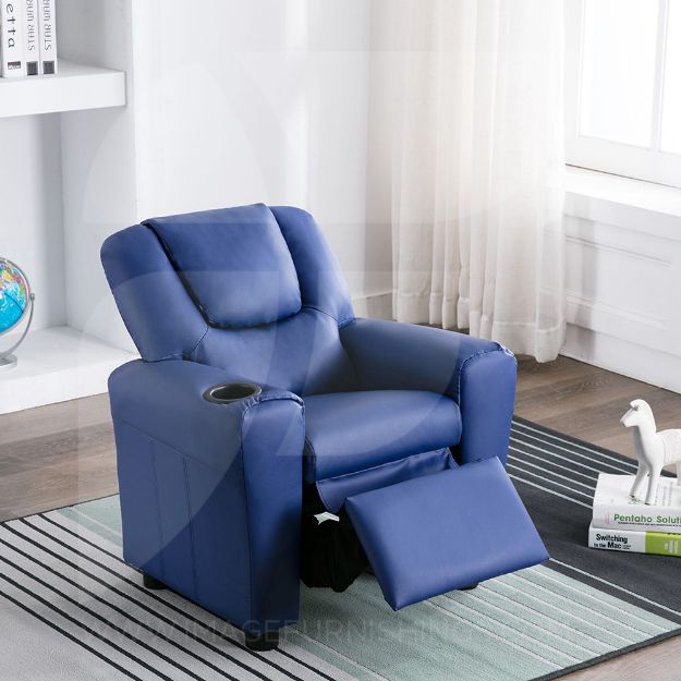 Picture of Kid's Recliner Blue