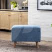 Picture of Nina Storage Footstool - Denim Blue