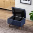 Picture of Nina Storage Footstool - Navy