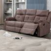 Picture of Casey 3 Seater w/ drop down tray - Chestnut