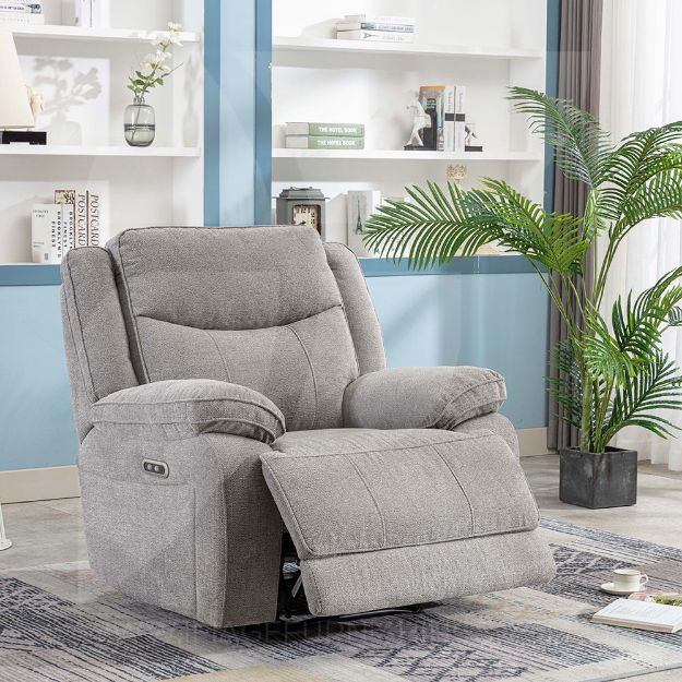 Picture of Herbert 1 Seater - Light Grey