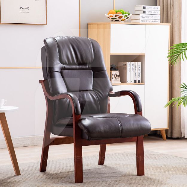 Picture of Archer Fireside Chair - Brown