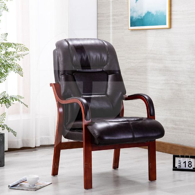 Picture of Archer Fireside Chair - Burgundy