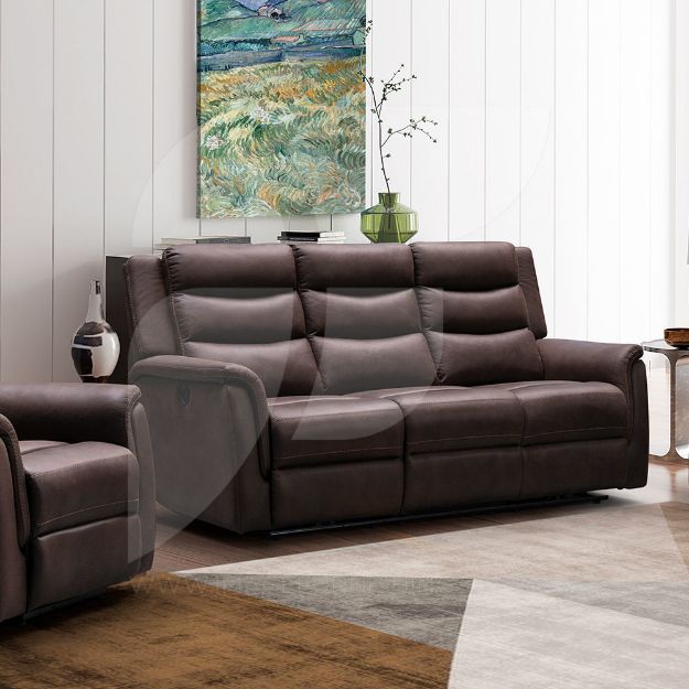 Picture of Oscar 3 Seater- Brown