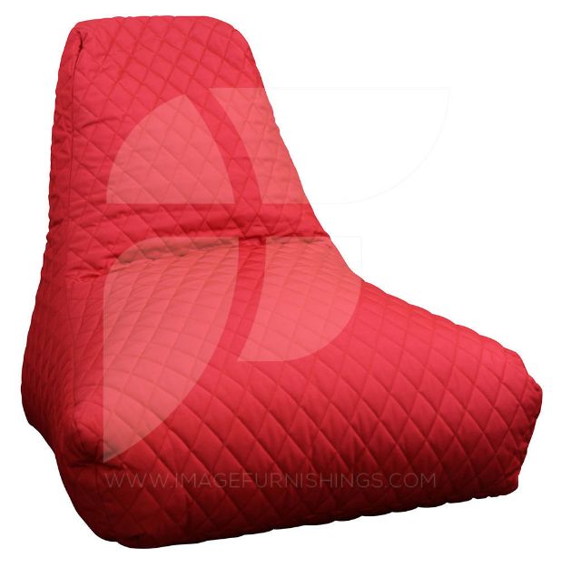 Picture of Quilted Bean Bag Red