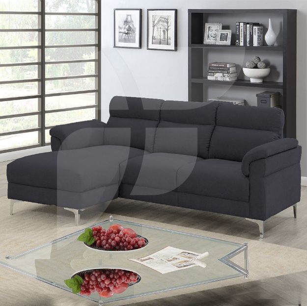 Picture of ROXY DARK GREY  CHAISE LHF