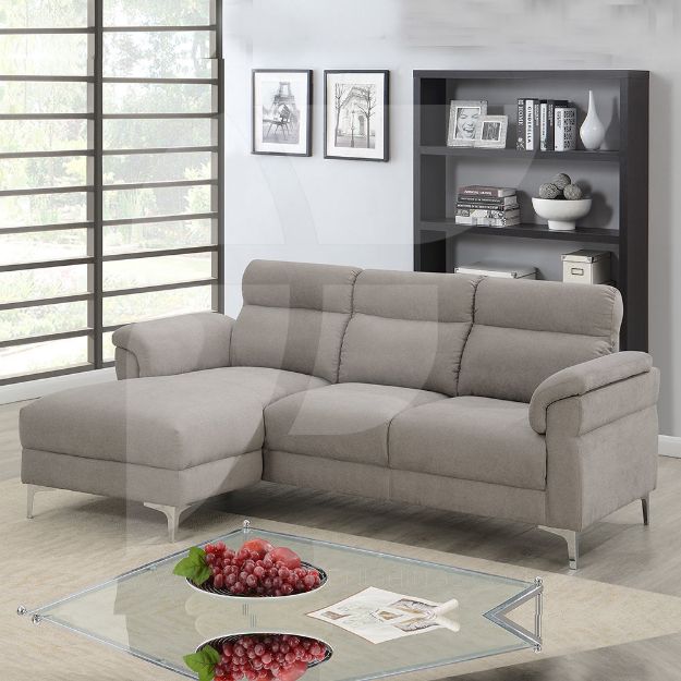 Picture of ROXY LIGHT GREY  CHAISE LHF