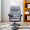 Picture of Kenmare Chair & Footstool  - Farah Grey
