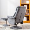 Picture of Kenmare Chair & Footstool  - Farah Grey