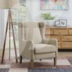 Picture of Woodside Armchair - White Stripe