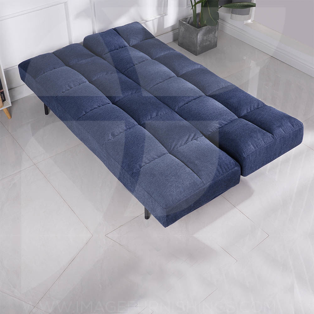 Image Furnishings. Boston Sofa Bed Denim Blue