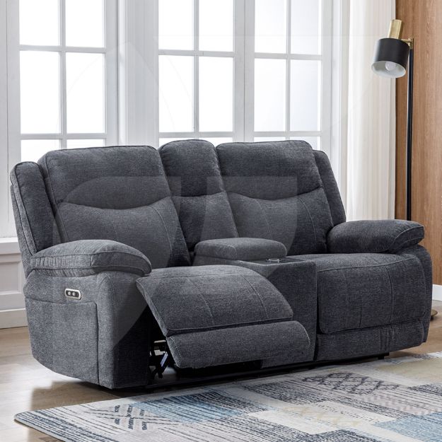 Picture of Herbert 2P Electric With Console & Wireless Charger - Dark Grey