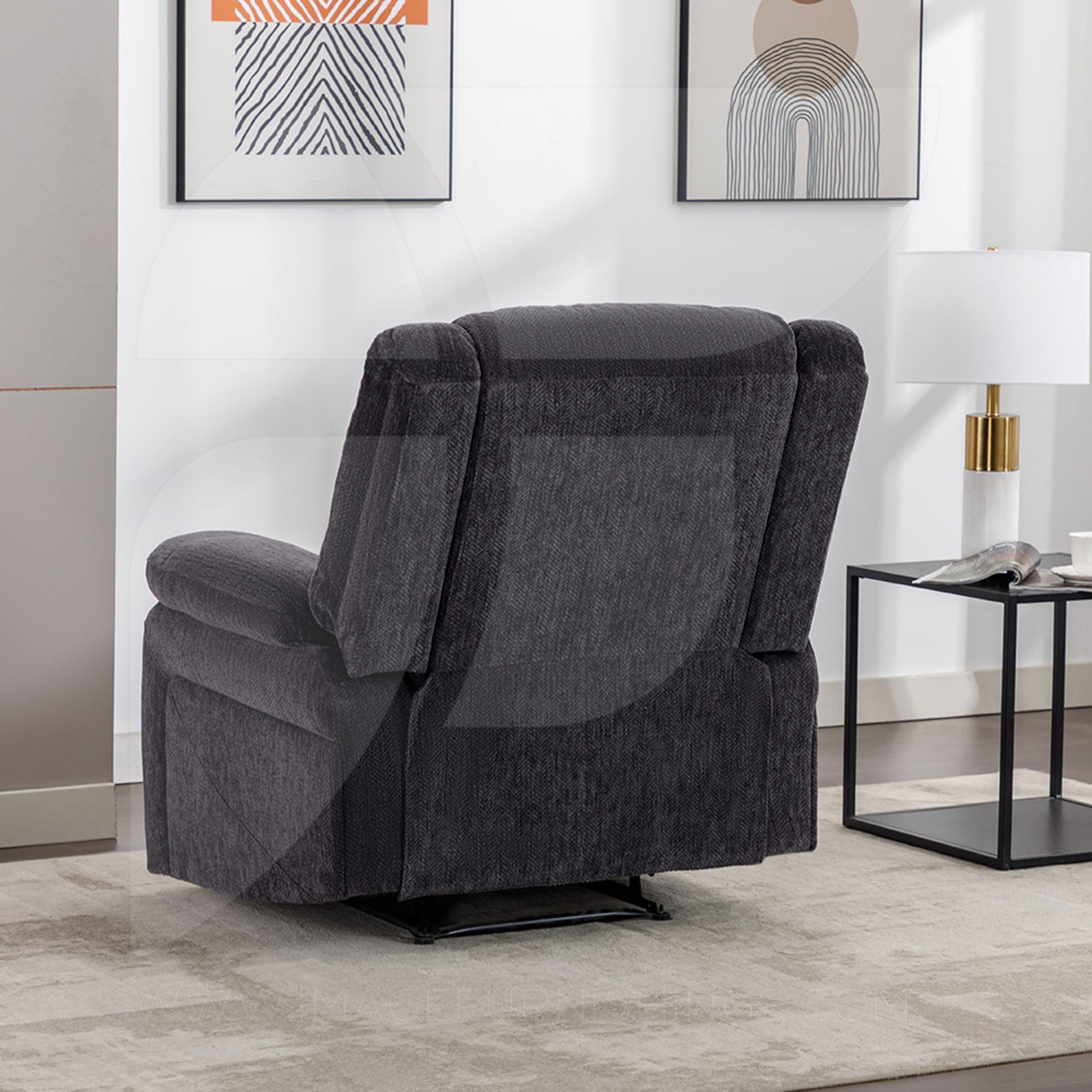 Image Furnishings. Perth 1R Charcoal