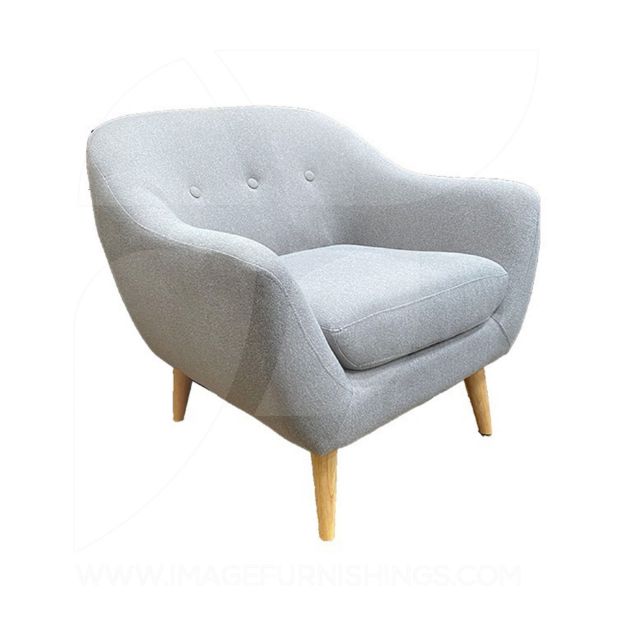 Picture of Longwin Accent Chair Light Grey