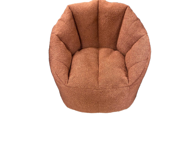 Picture of Snug Milano Bean Chair Boucle - Rust