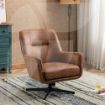 Picture of Felicia Swivel Chair Saddle Tan