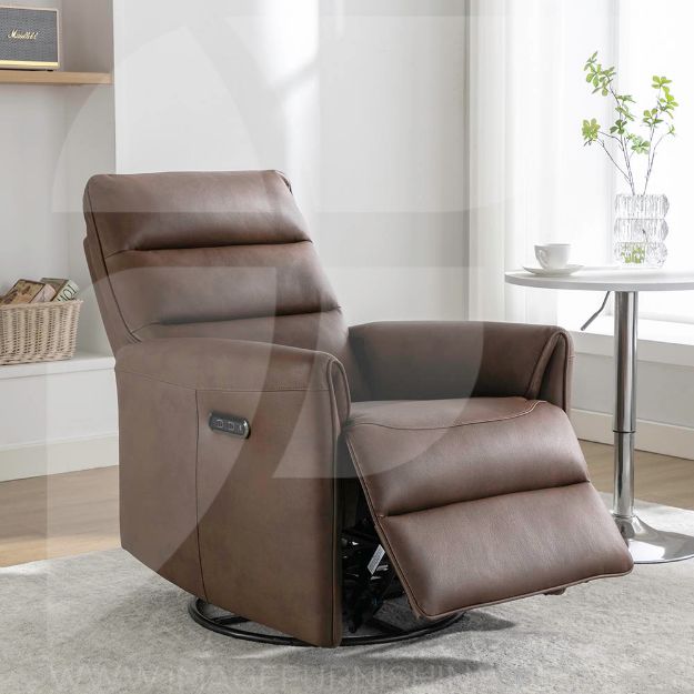 Picture of Waterville Swivel & Glide Chair Chestnut