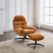 Picture of Clark Leisure Chair w/ Footstool - Gold