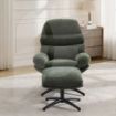 Picture of Clark Leisure Chair w/ Footstool - Winter Moss 