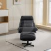 Picture of Turner Leisure Chair w/ Footstool - Dark Grey 