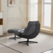 Picture of Turner Leisure Chair w/ Footstool - Dark Grey 