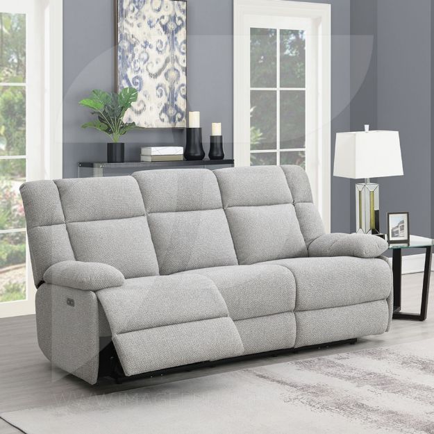 Picture of Halton 3 Seater Sofa - Light Grey