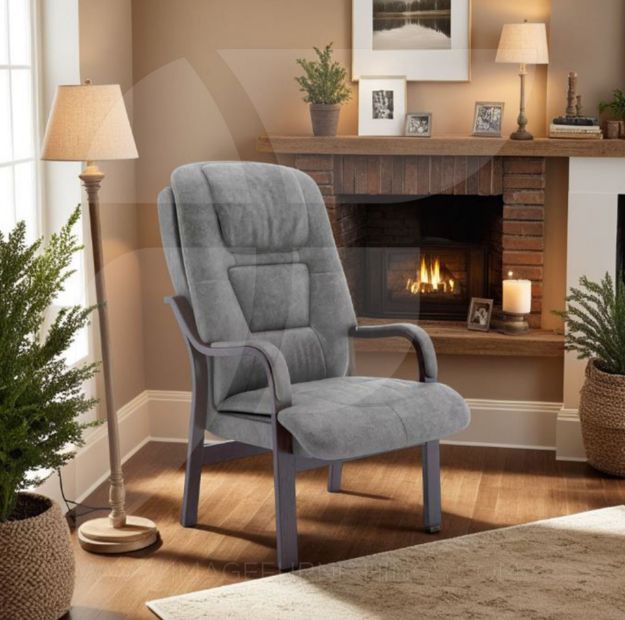 Picture of Stirling Fireside Chair - Slate Grey