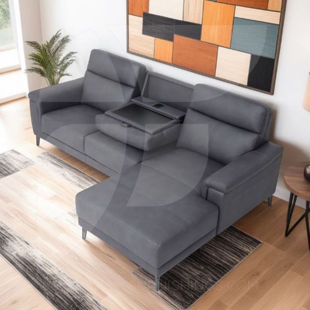 Picture of Anthony Sectional LHF Chaise w/DDT Graphite
