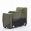 Picture of Rush Console w/ Tray & Hidden Wireless Charger - Olive 