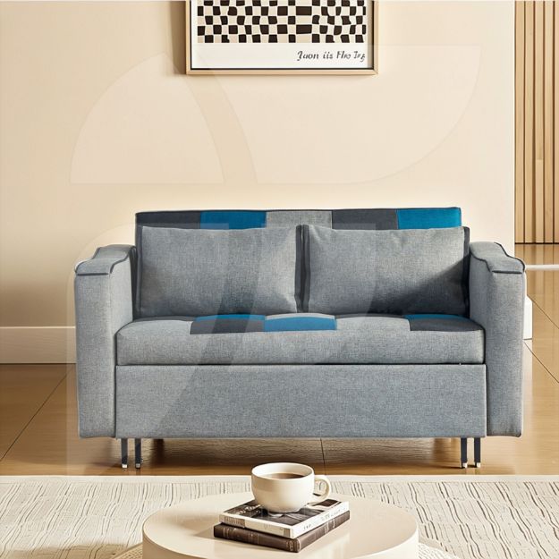 Picture of Aspen Sofa Bed - Teal/Grey