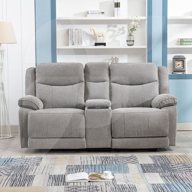 Picture of Herbert 2R Light Grey Electric with console & wireless charger