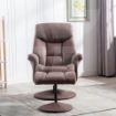 Picture of Kenmare Chair & Footstool  - Chestnut