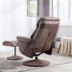 Picture of Kenmare Chair & Footstool  - Chestnut