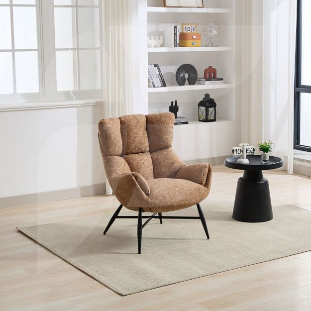 Picture of Larkin Accent Chair - Rust