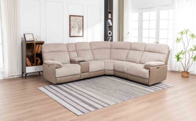 Picture of Arlington Sectional - 2-C-2&Console & Hidden Wireless Charger