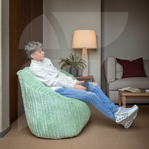 Picture of Snug Milano Cord Bean Bag Green