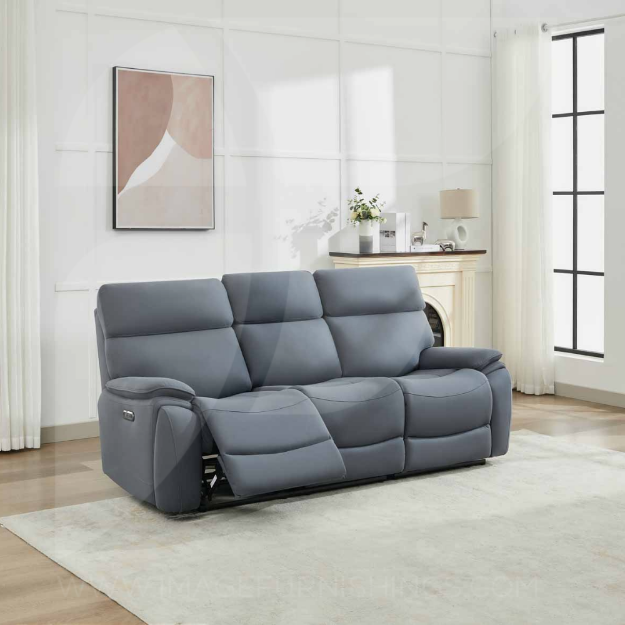 Picture of Baltimore LHF Loveseat (3 Seater Part B) Midnight Grey 