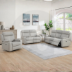 Picture of Banbury 3PP Seater Sofa - Light Grey Leather