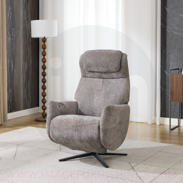 Picture of Rowden 1P Swivel Chair - Liberty Stone