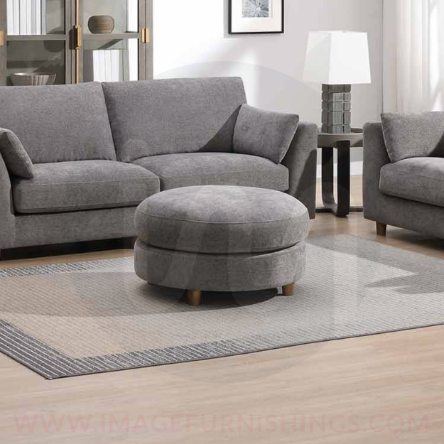 Picture of Alina Ottoman (85cm) - Liberty Stone