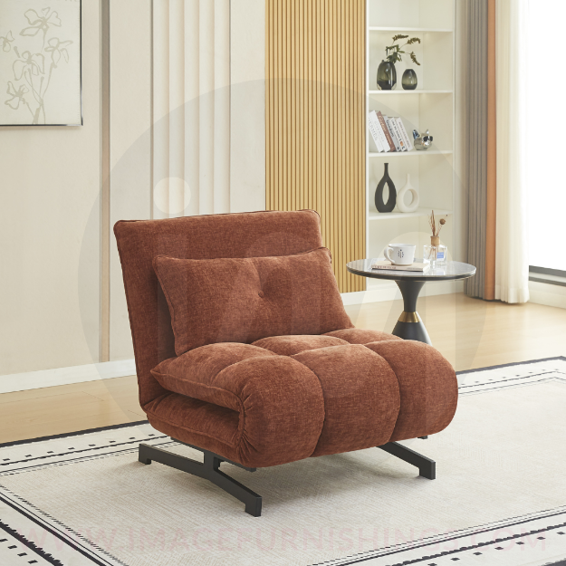 Picture of Tucker Single Sofa Bed - Liberty Deep Terra