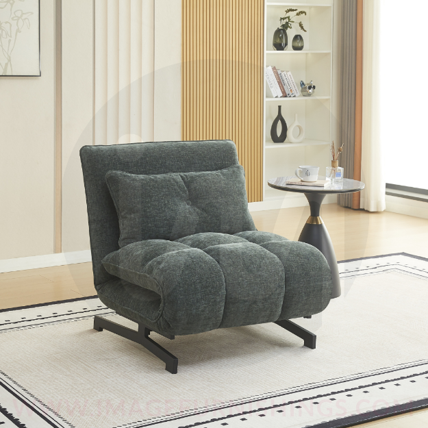 Picture of Tucker Single Sofa Bed - Liberty Winter Moss