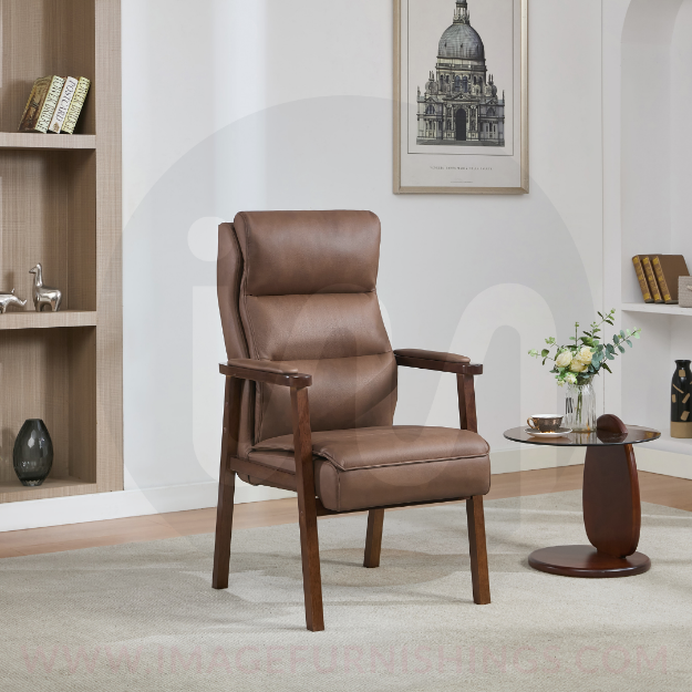 Picture of Bramble Fireside Chair - Chestnut