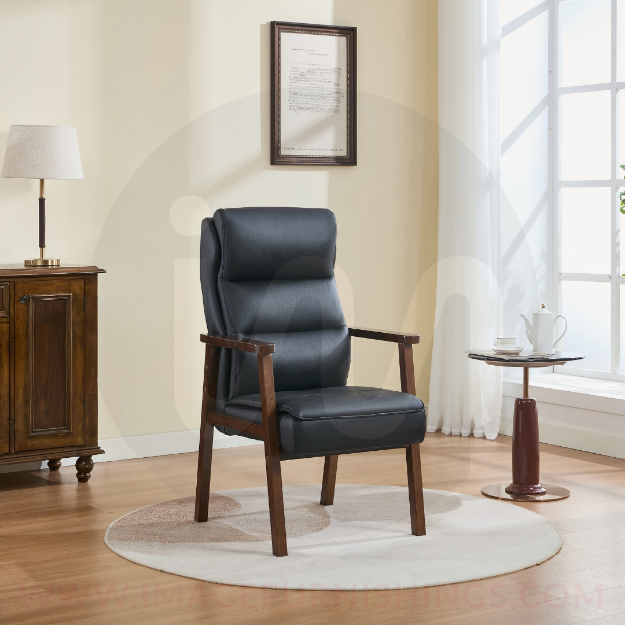 Picture of Bramble Fireside Chair - Midnight Black