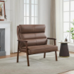 Picture of Bramble Fireside Loveseat - Chestnut